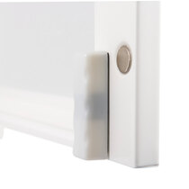 Recessed magnets ensures the cabinet remains closed when not in use